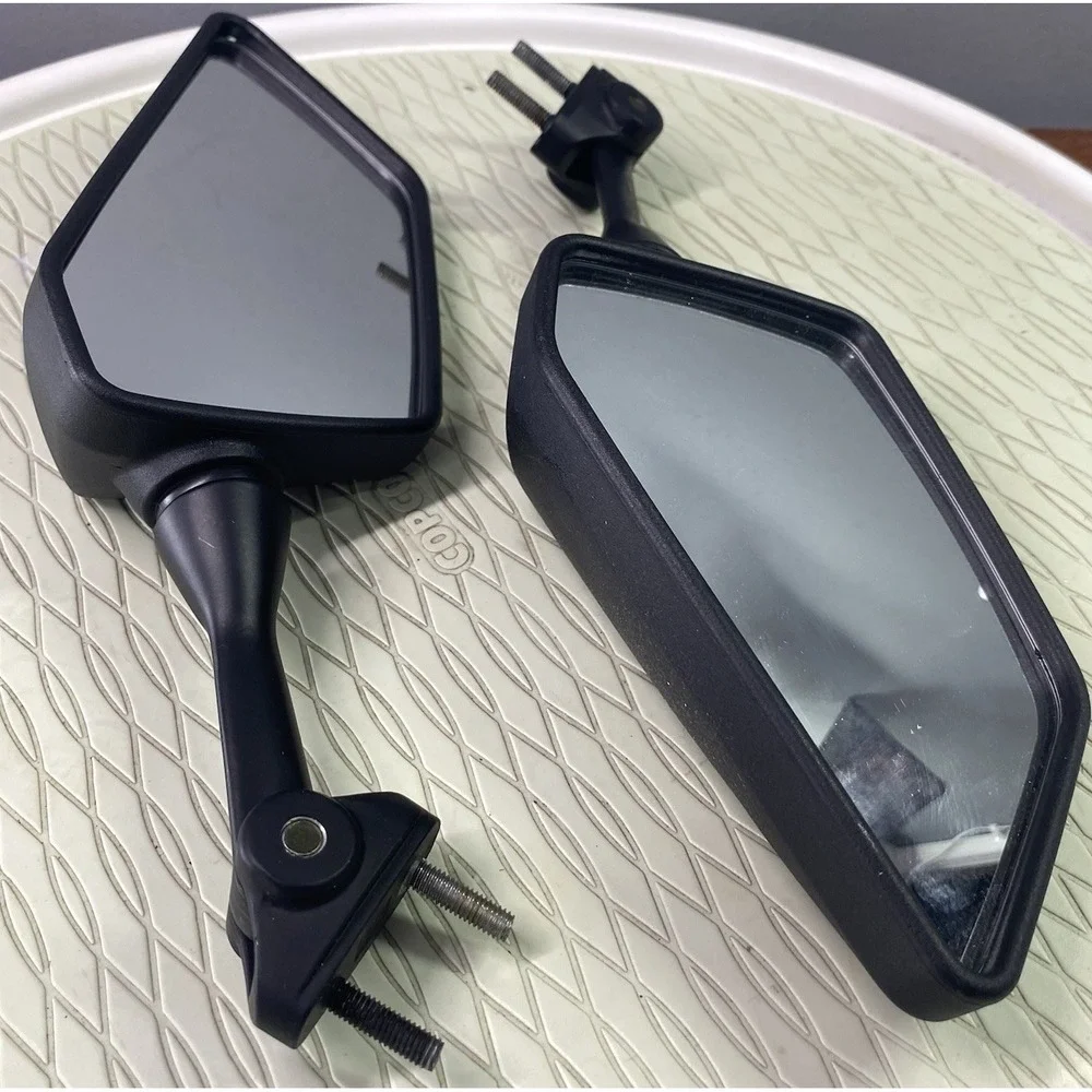 Motorcycle Rearview Mirrors For Kawasaki Ninja 250R EX250 Black EUC‎